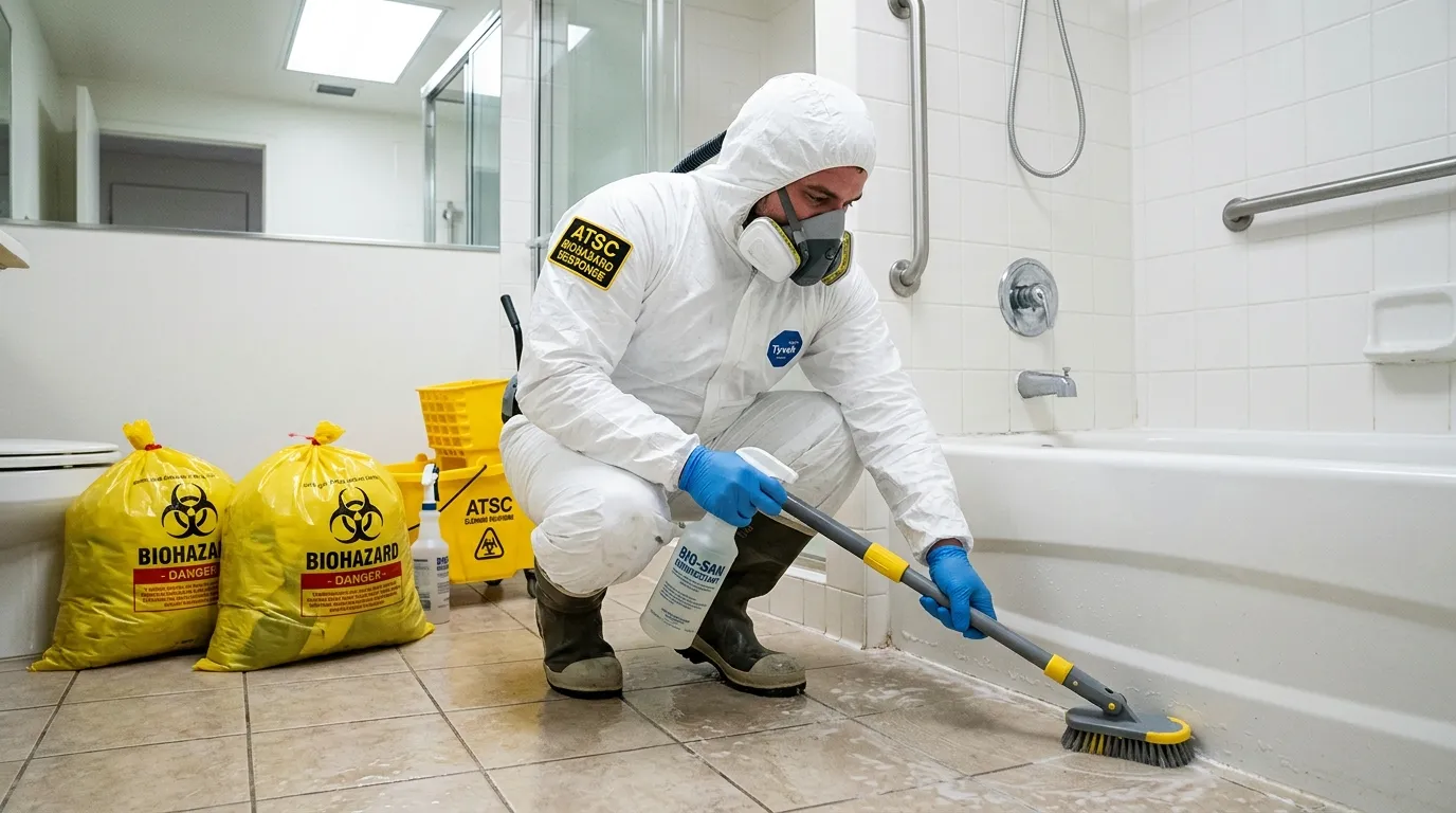 Decontamination equipment deployed for Blood Cleanup in Parker